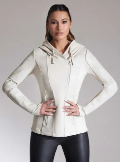 Best Asym Hooded Moto Women Motos