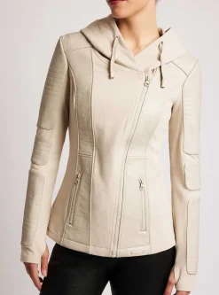 Best Asym Hooded Moto Women Motos