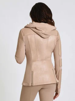 Sale Asym Hooded Moto Women Motos