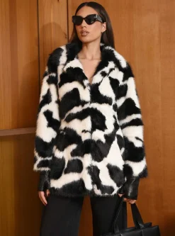 Sale Blair Faux Fur Coat Women Puffers & Coats