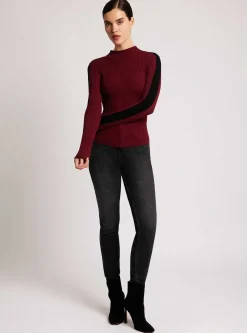 Hot Blair Mock Neck Sweater Women Tops