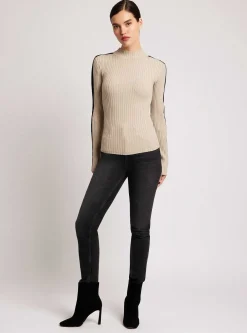 Fashion Blair Mock Neck Sweater Women Sweaters