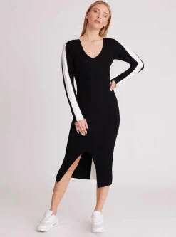 Fashion Blair V Neck Sweater Dress Women Sweaters