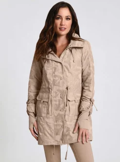 Flash Sale Camo Anorak Women Jackets & Anoraks