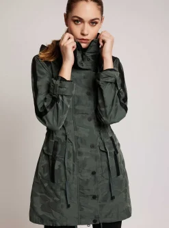 Fashion Camo Anorak Women Jackets & Anoraks