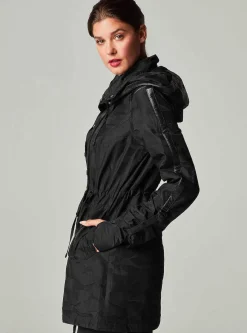 Discount Camo Anorak - Black Women Jackets & Anoraks