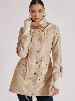 Discount Camo Anorak Gold - Irish Cream Women Jackets & Anoraks