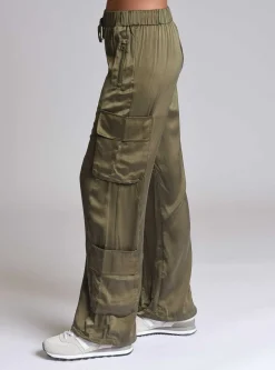 Cheap Chelsea Silk Wide Leg Pant Women Naval Blue