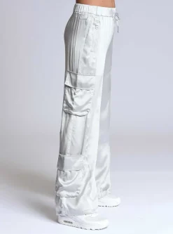Fashion Chelsea Silk Wide Leg Pant Women Bottoms