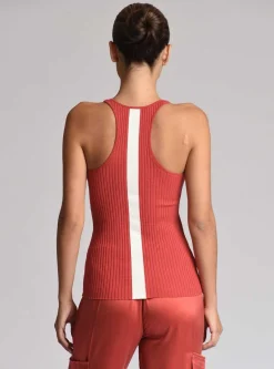 Online Color Block Tank Women Tops