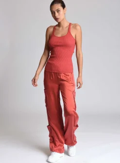 Online Color Block Tank Women Tops