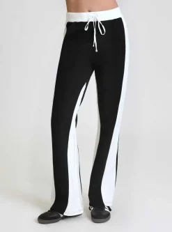 Outlet Color Blocked Wide Leg Pant Women Bottoms