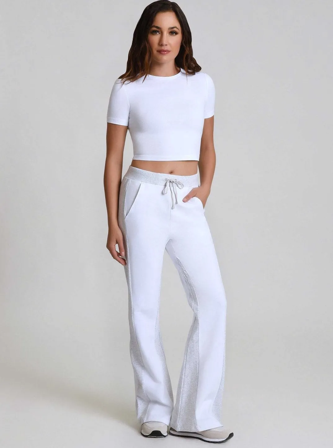 Outlet Color Blocked Wide Leg Pant Women Bottoms