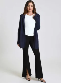 Store Cropped Portola Cardigan Women Naval Blue