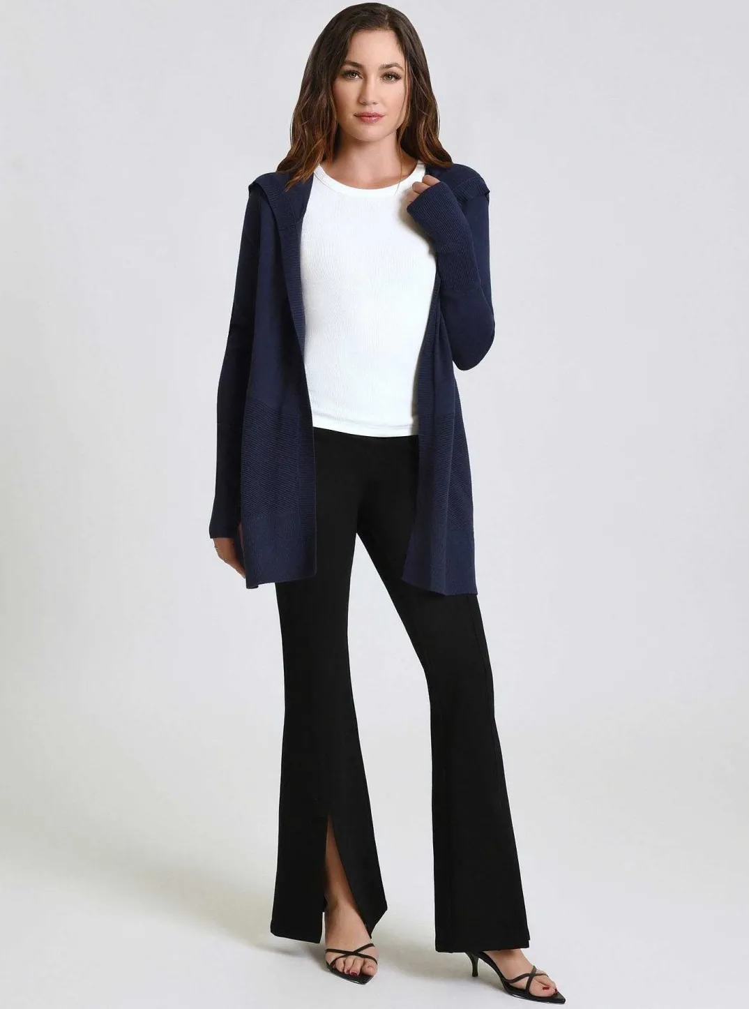 Store Cropped Portola Cardigan Women Naval Blue