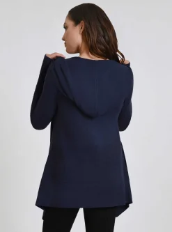 Store Cropped Portola Cardigan Women Naval Blue