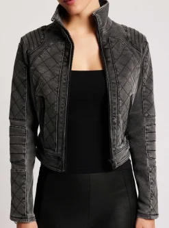 Hot Denim Moto Jacket Women Motos