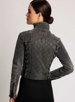 Hot Denim Moto Jacket Women Motos