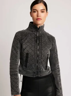 Hot Denim Moto Jacket Women Motos