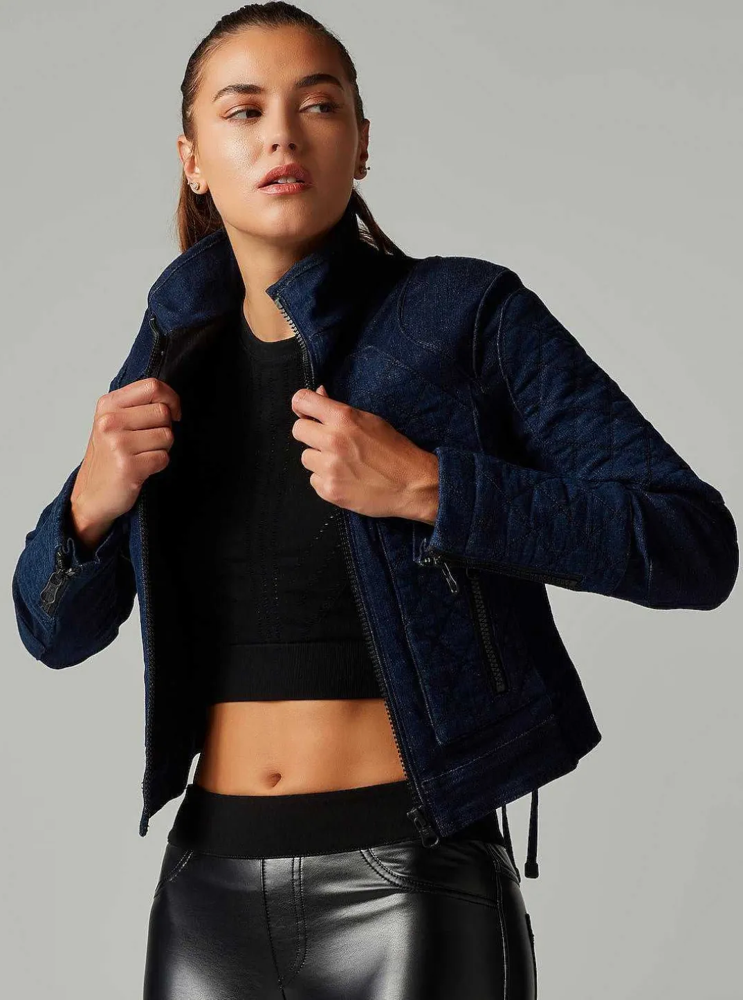 Sale Denim Seville Moto Jacket Women Motos