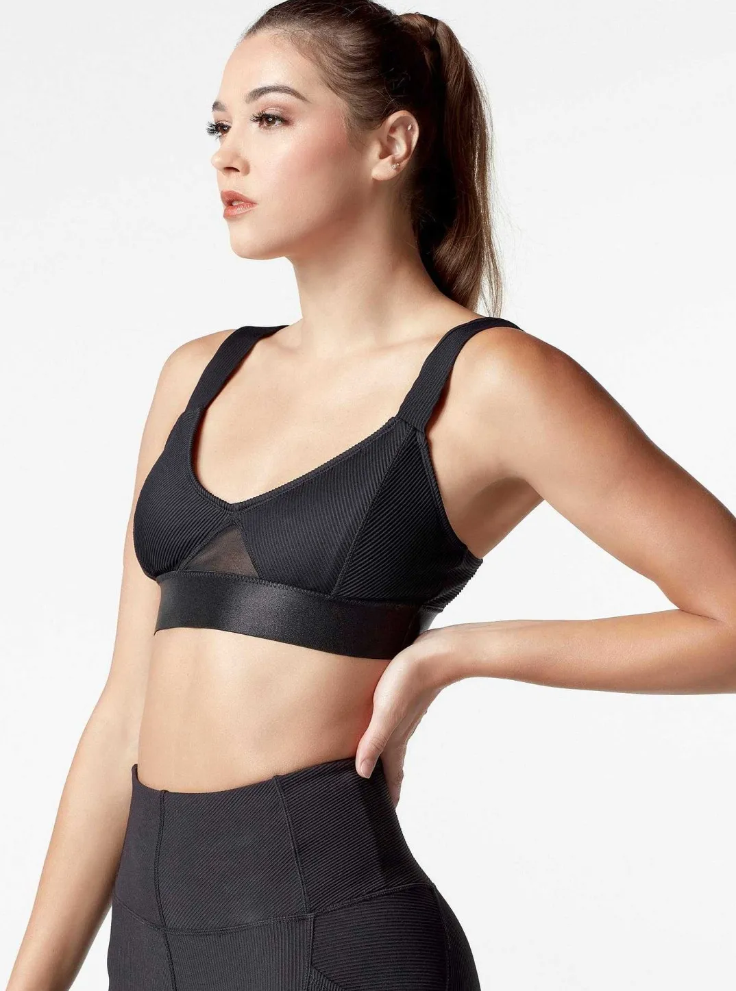 Clearance Directional Rib Bra Women Activewear