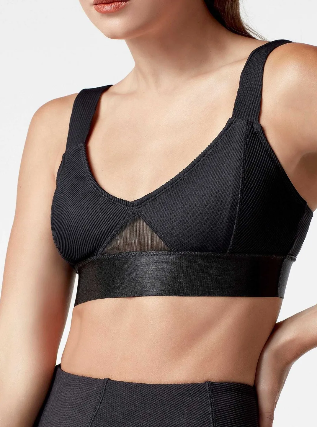 Clearance Directional Rib Bra Women Activewear