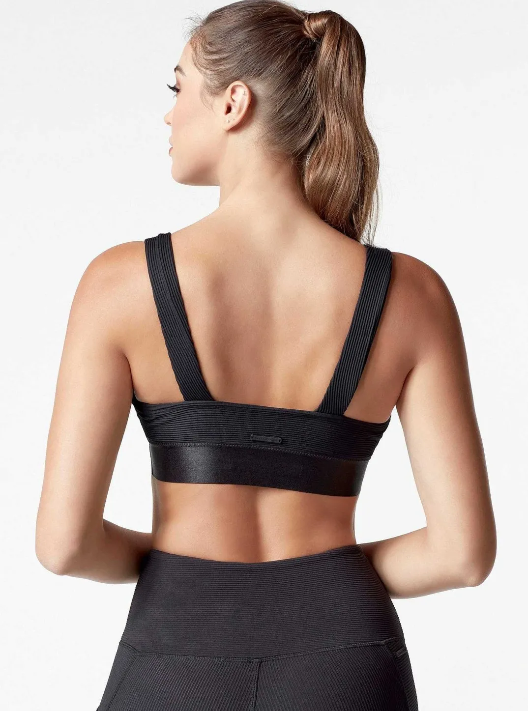 Sale Directional Rib Bra Women Tops