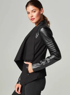 Shop Drape Front Jacket Women Travel