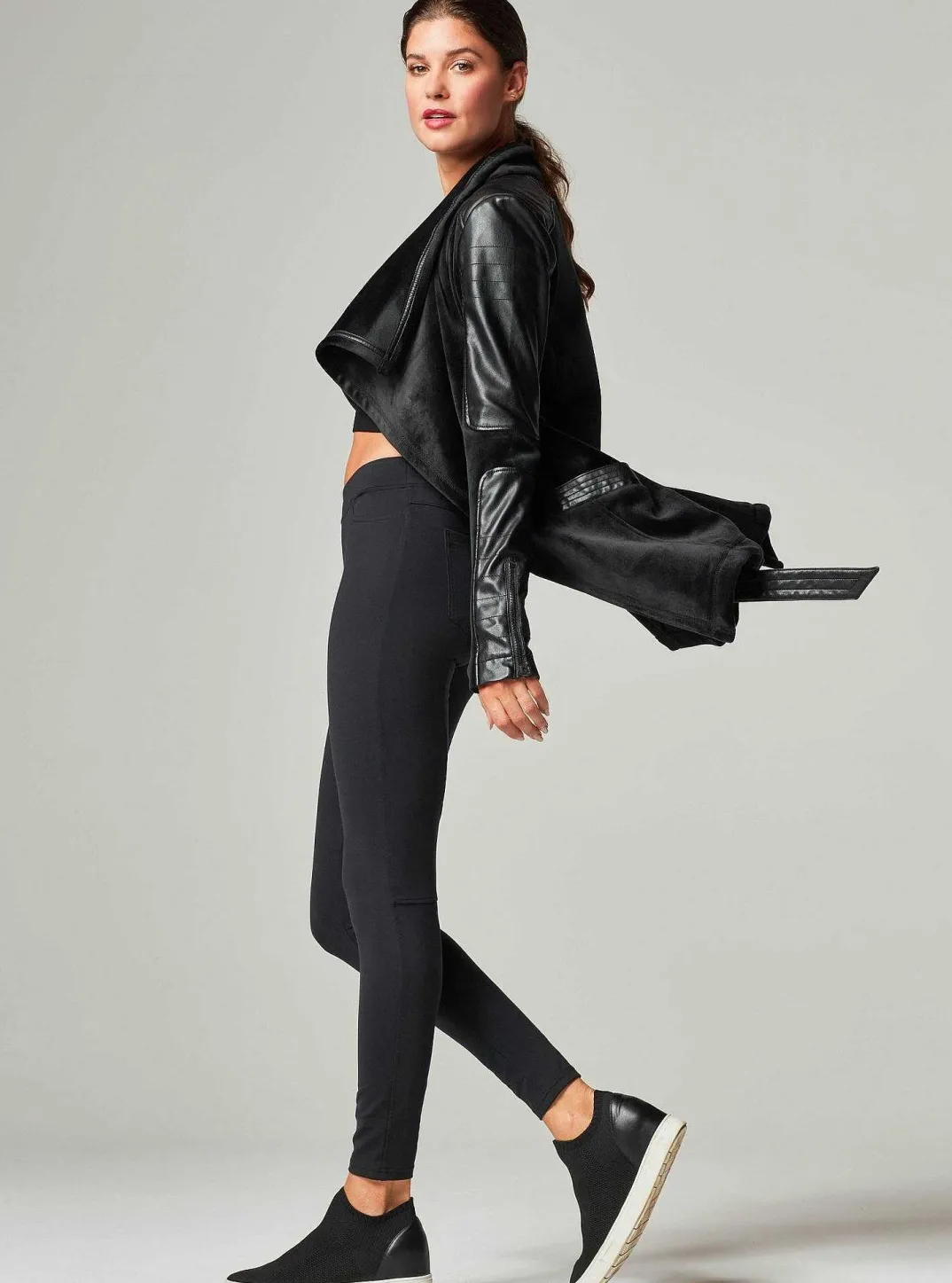 Sale Drape Velour Jacket Women Travel