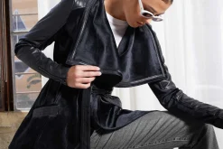 Sale Drape Velour Jacket Women Travel