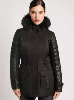 Fashion Enfield Hybrid Solid Jacket Women Puffers & Coats