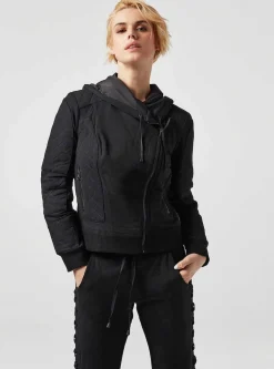 Sale French Terry Mesh Moto Women Motos