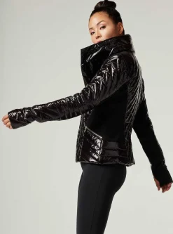 Outlet Gold Motion Panel Puffer Women Puffers & Coats