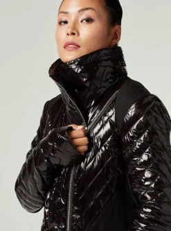 Outlet Gold Motion Panel Puffer Women Puffers & Coats