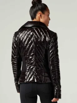 Outlet Gold Motion Panel Puffer Women Puffers & Coats