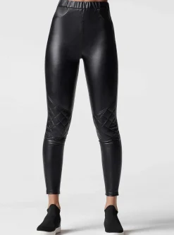 Best Gold Quilted Legging Women Bottoms