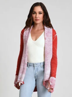 Best Sale Huntress Drape Front Cardigan Women Tops