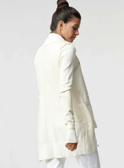 Outlet Huntress Drape Front Cardigan Women Mellow Yellow