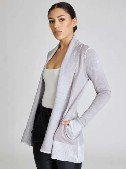 Discount Huntress Drape Front Cardigan Women Sweaters
