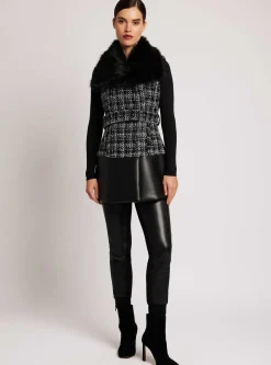 New Irina Boucle Long Vest Women Puffers & Coats