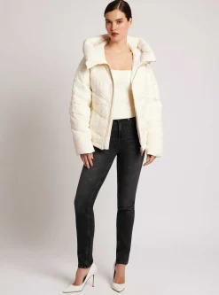 Cheap Irina Boucle Puffer Gold Trims Down Filled Women Puffers & Coats