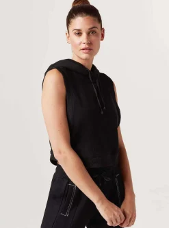 Online Linear Mesh Hoodie Women Activewear