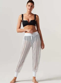 Best Sale Linear Mesh Jogger Women Activewear