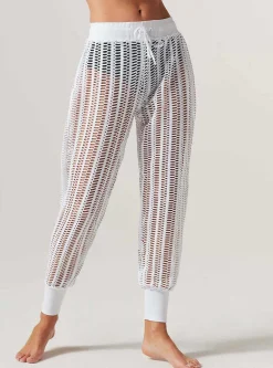 Best Sale Linear Mesh Jogger Women Activewear