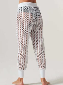 Best Sale Linear Mesh Jogger Women Activewear