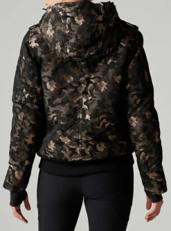 Outlet Lurex Camo Hayden Bomber Women Puffers & Coats