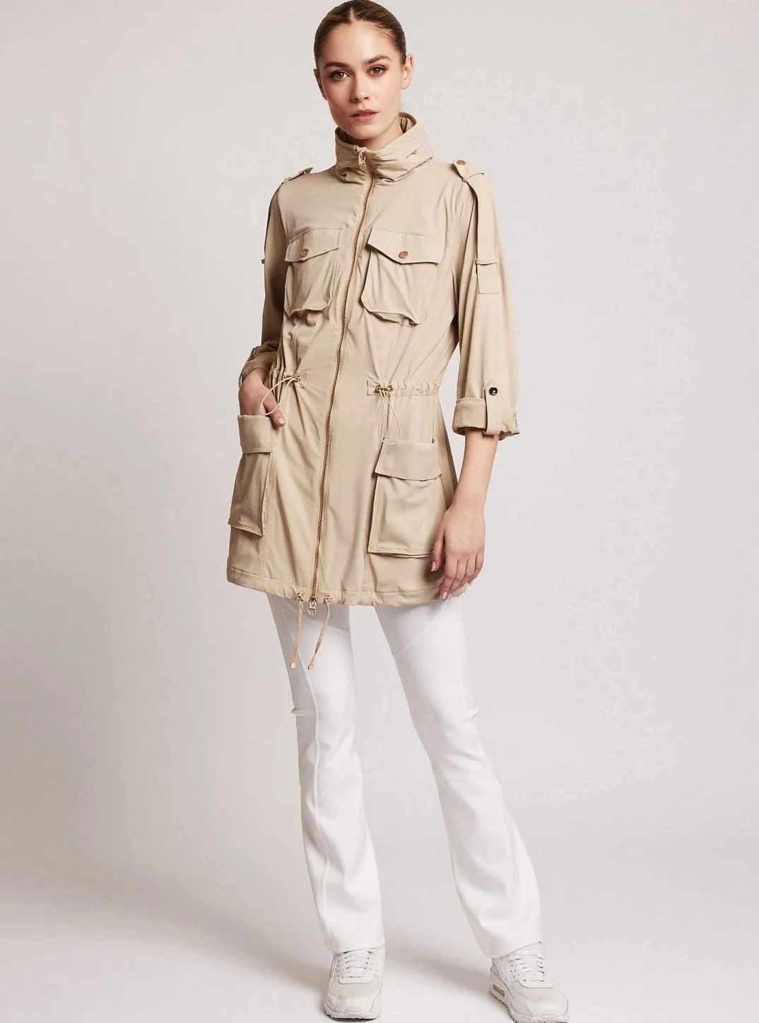 Cheap Mastermind Anorak Gold Trims Women Travel