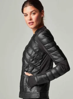 Shop Mesh Inset Bomber Women Motos