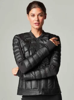 Shop Mesh Inset Bomber Women Motos
