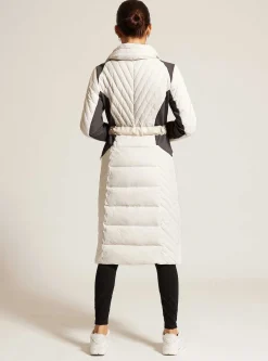 Best Motion Panel Down Filled Maxi Coat Women Puffers & Coats
